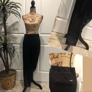 BEBE w/faux leather lower portion 😎- leggings 💋